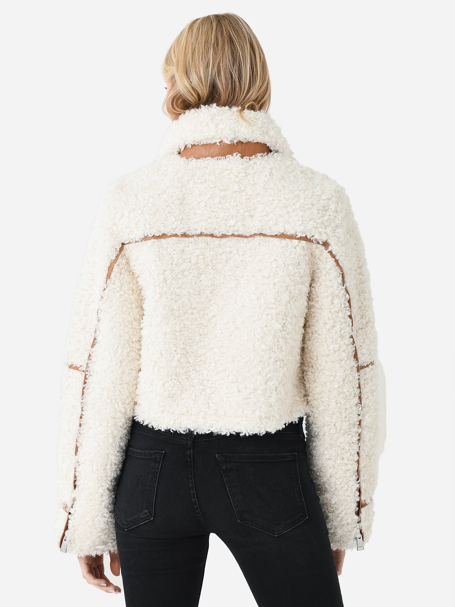 Simkhai Women's Triana Sherpa Jacket | $645.00 | Saint Bernard