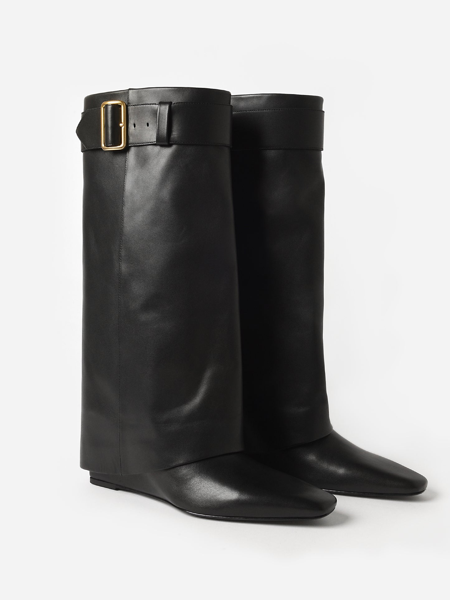 Simkhai Women's Freyja Belted Foldover Boot - Saint Bernard