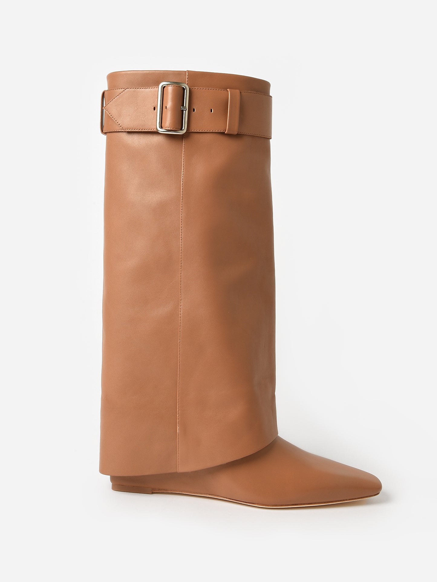 Simkhai Women's Freyja Belted Foldover Boot - Saint Bernard