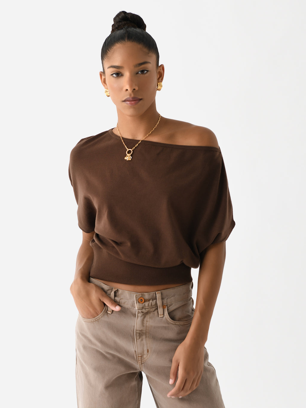 Simkhai Women's Marie Off The Shoulder Top - Saint Bernard