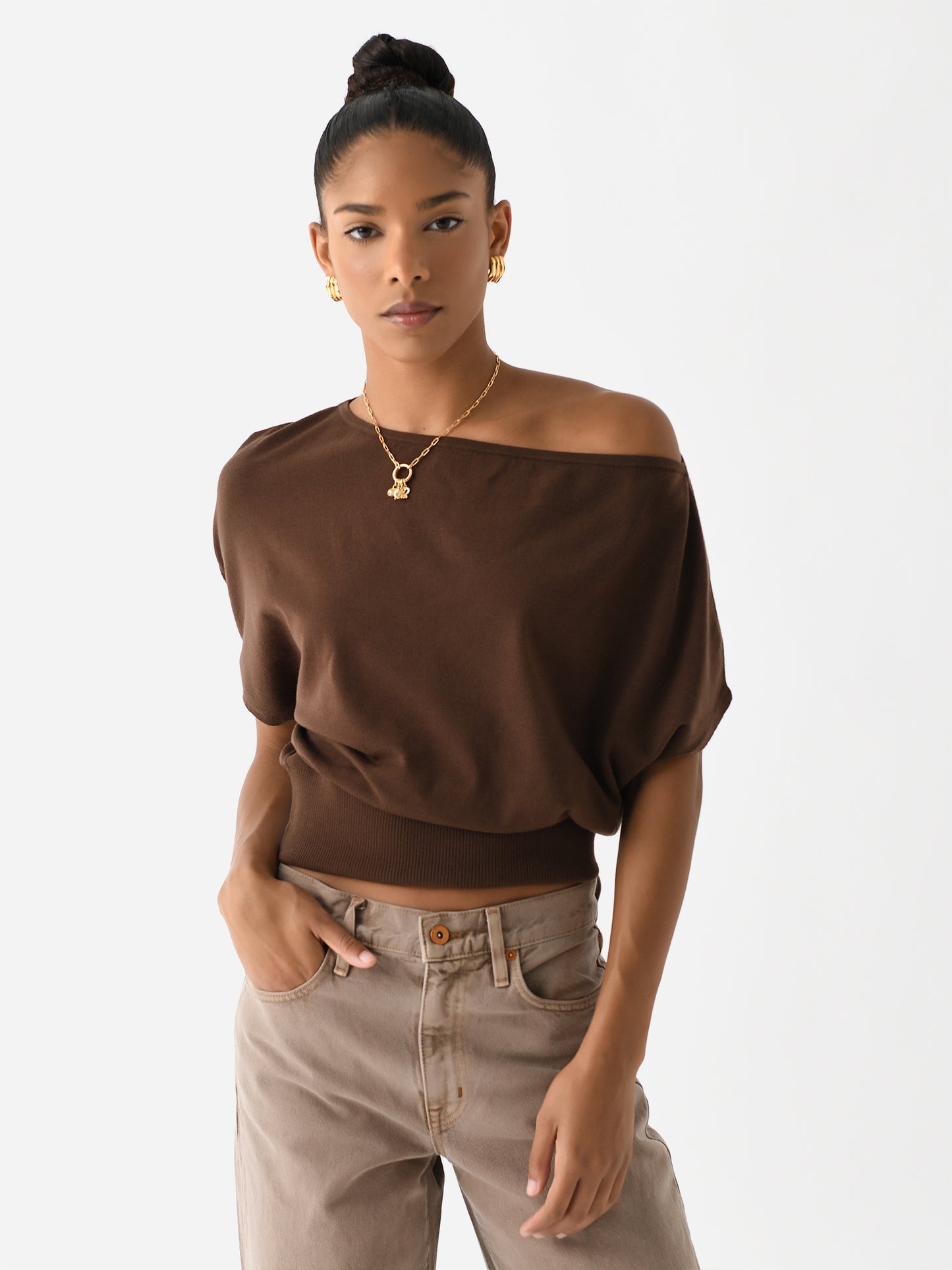 Simkhai Women's Marie Off The Shoulder Top - Saint Bernard