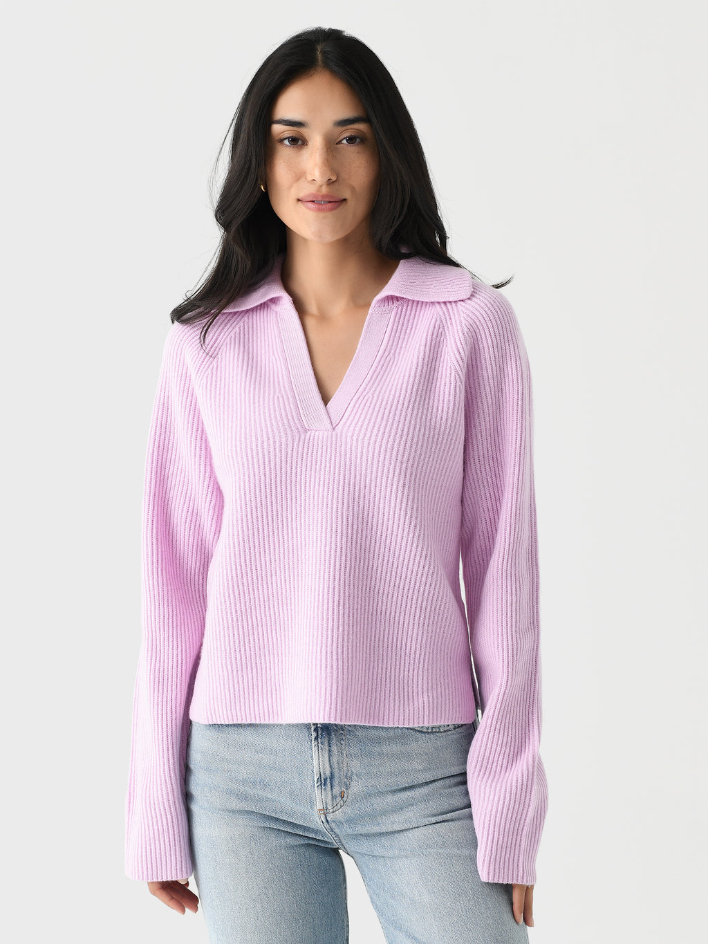 Simkhai Women's Lopez Polo Sweater - Saint Bernard