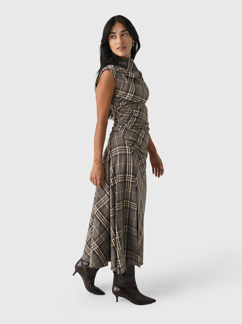 Simkhai Women's Burke Draped Midi Dress
