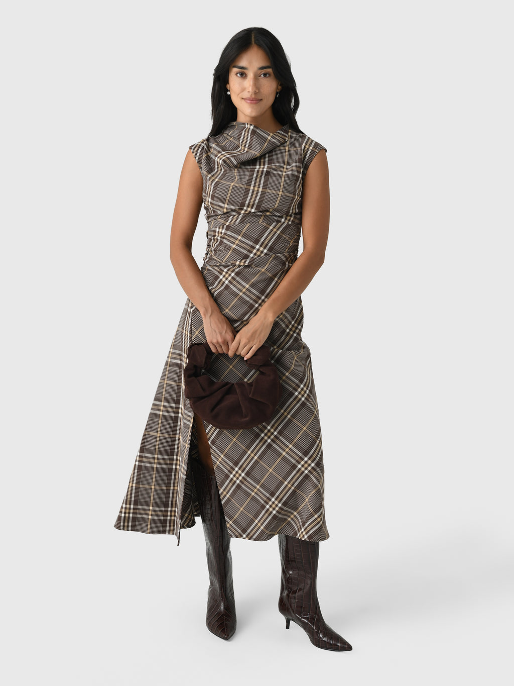 Simkhai Women's Burke Draped Midi Dress - Saint Bernard