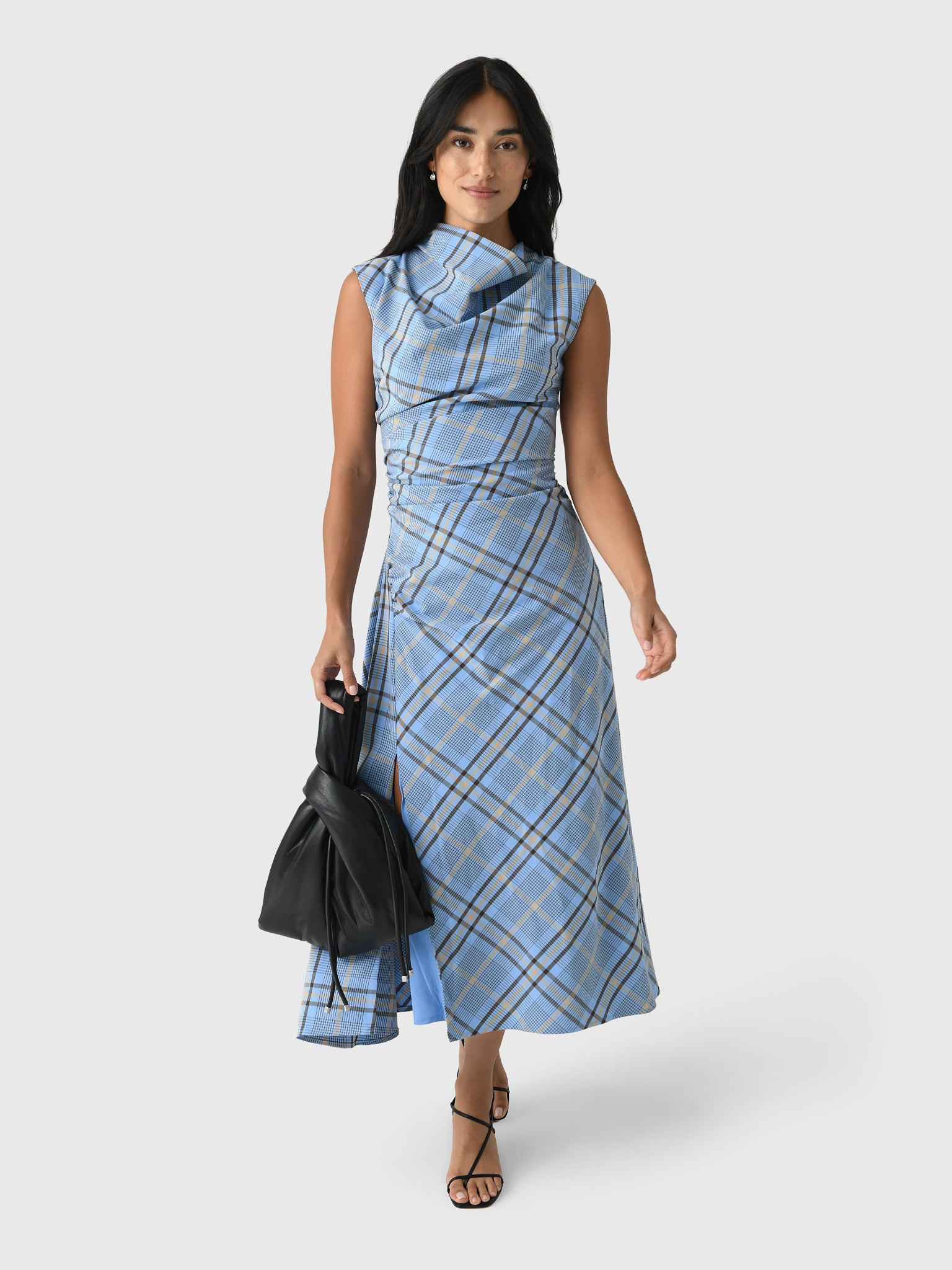 simkhai burke draped midi dress Simkhai Women's Burke Draped Midi Dress