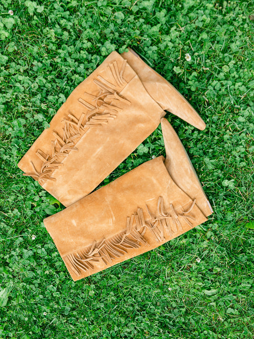 Simkhai Women's Quinn Suede Fringe Boot