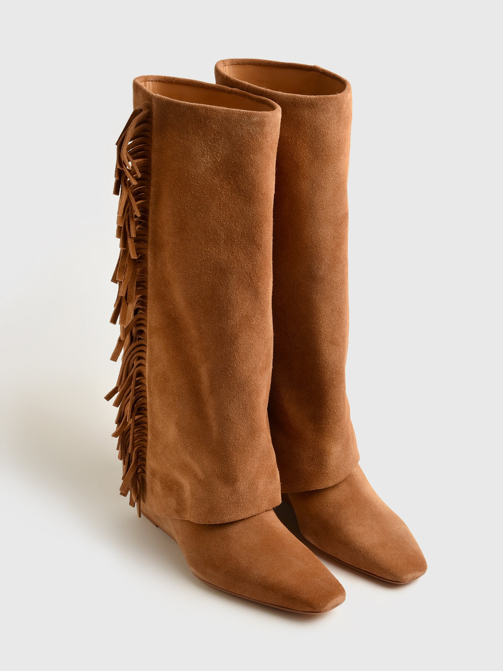 Simkhai Women's Quinn Suede Fringe Boot - Saint Bernard