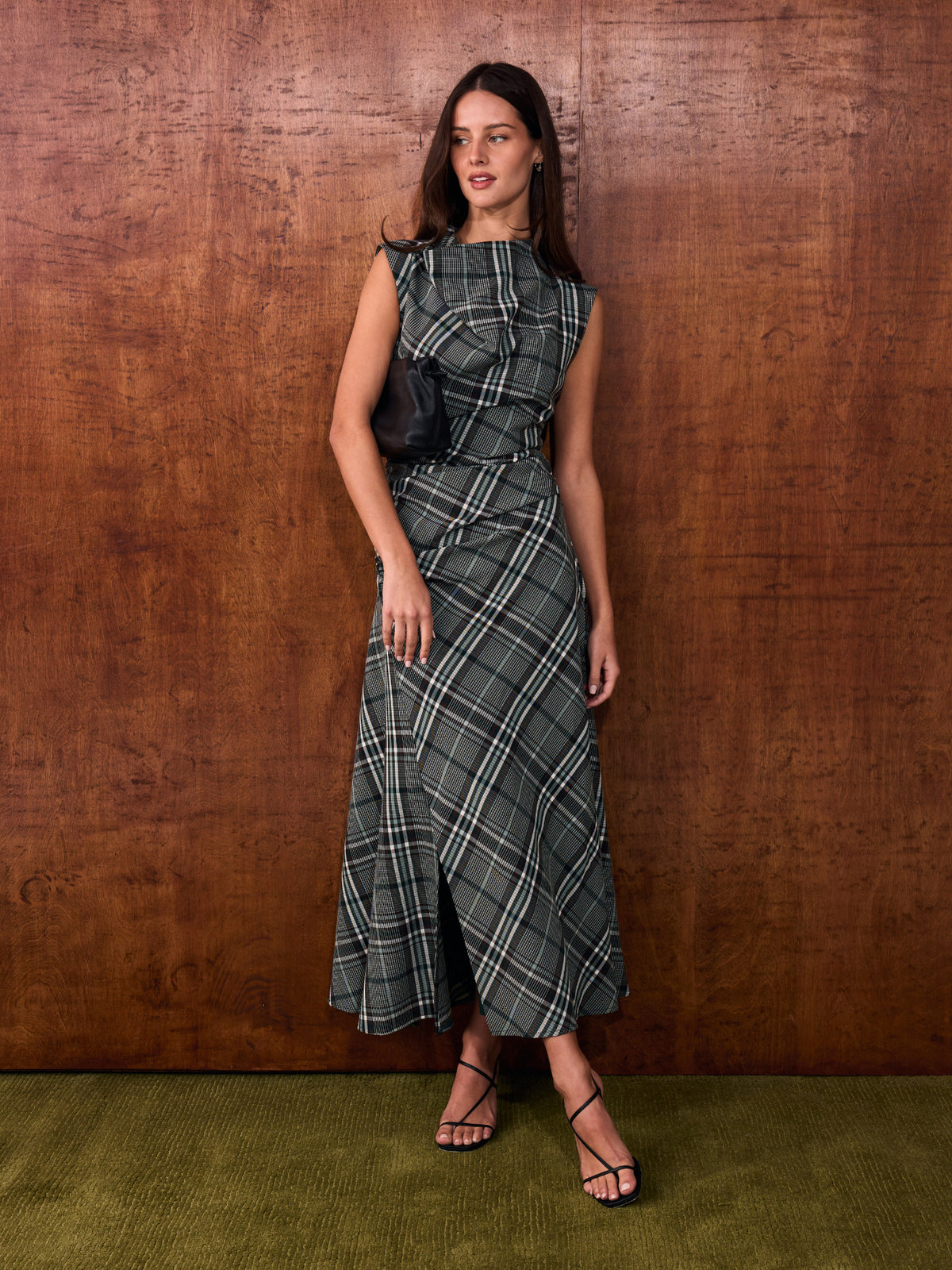 Simkhai Women's Burke Draped Midi Dress - Saint Bernard