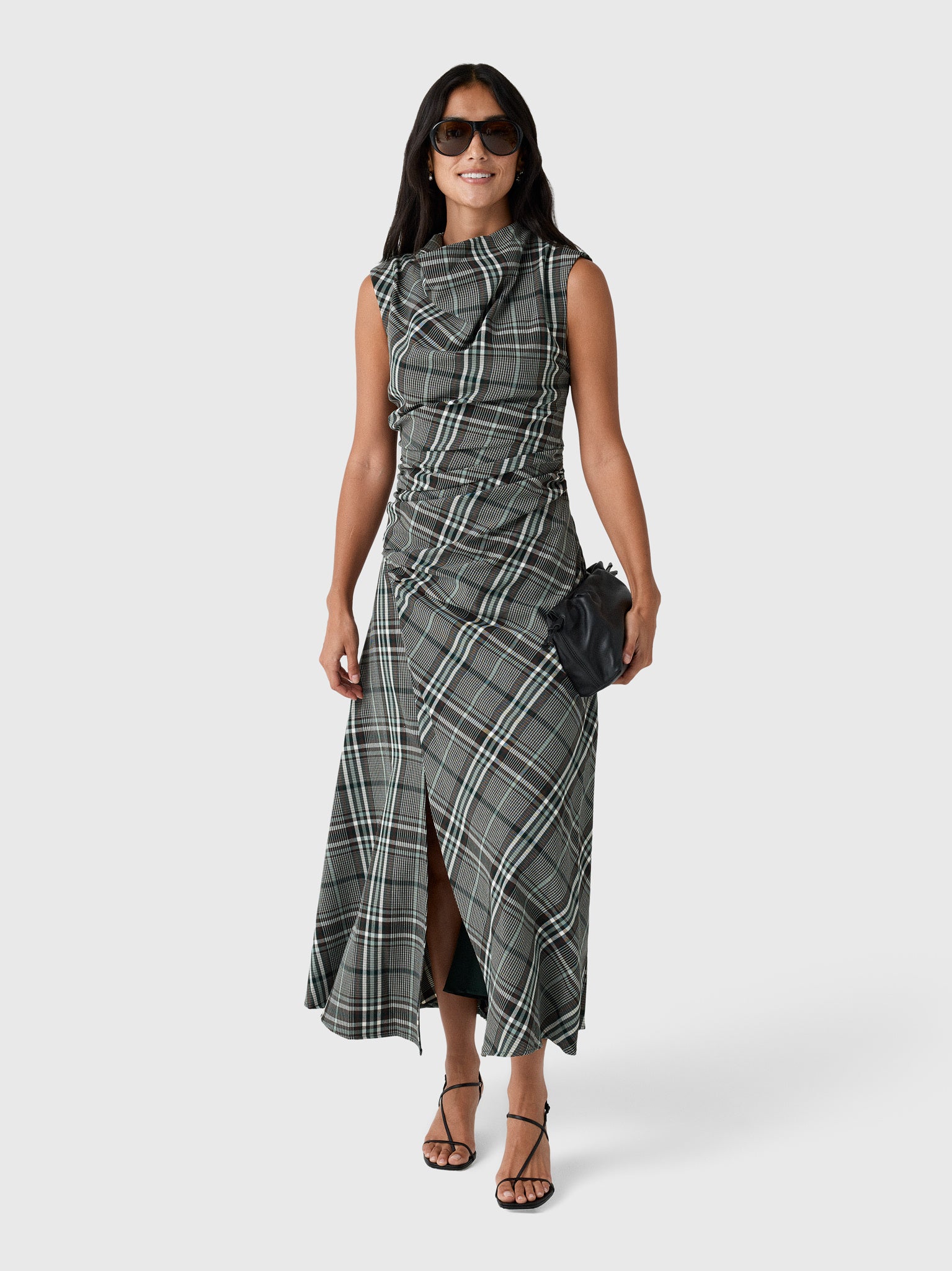 Simkhai Women's Burke Draped Midi Dress