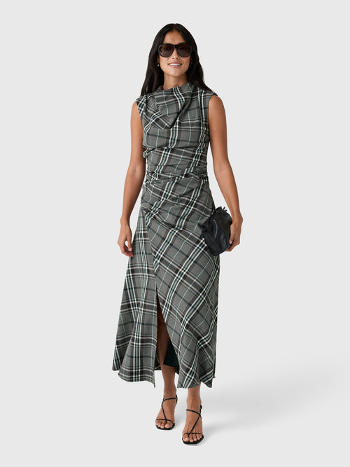 Simkhai Women's Burke Draped Midi Dress
