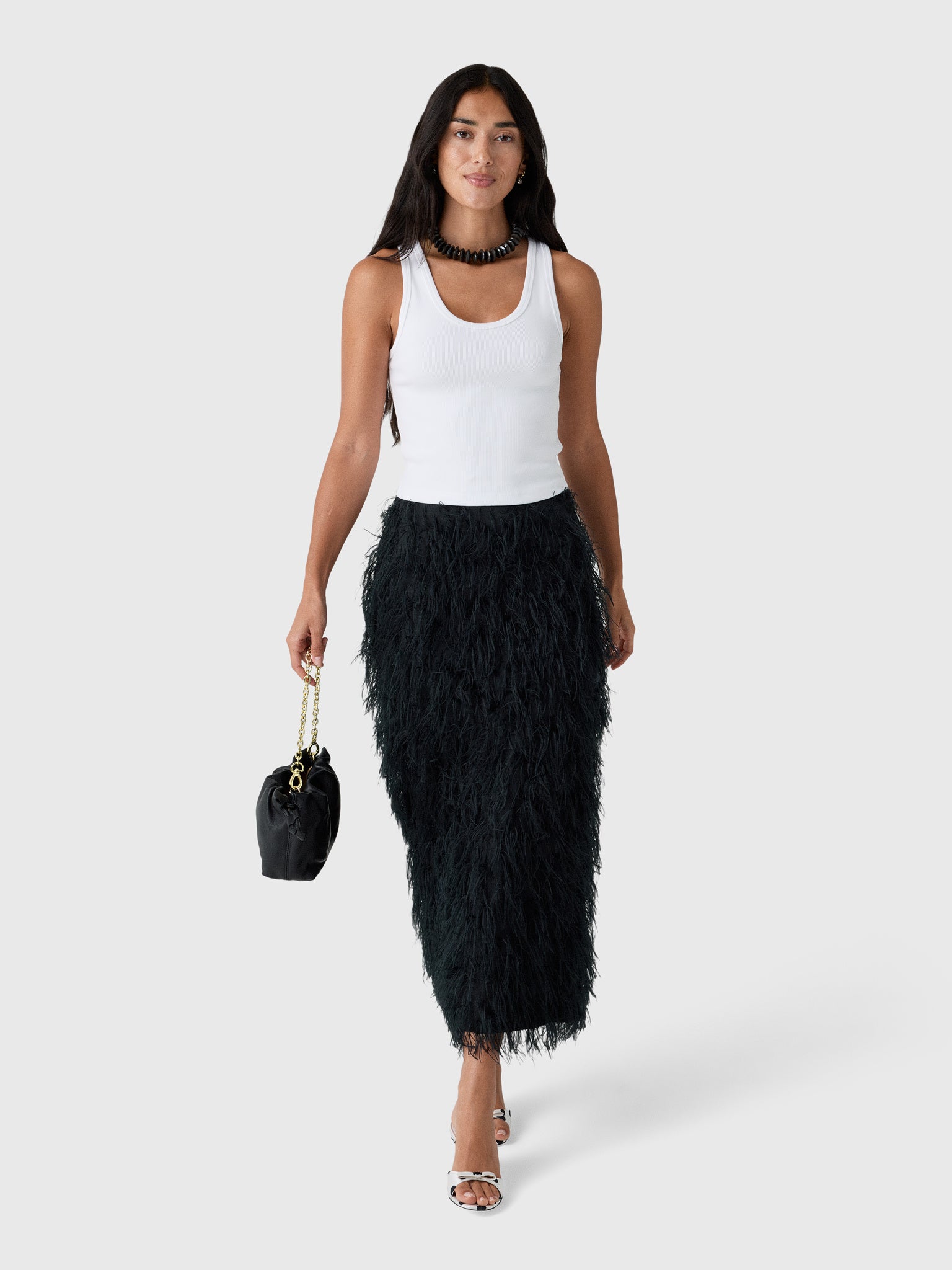 Simkhai Women's Jade Midi Skirt