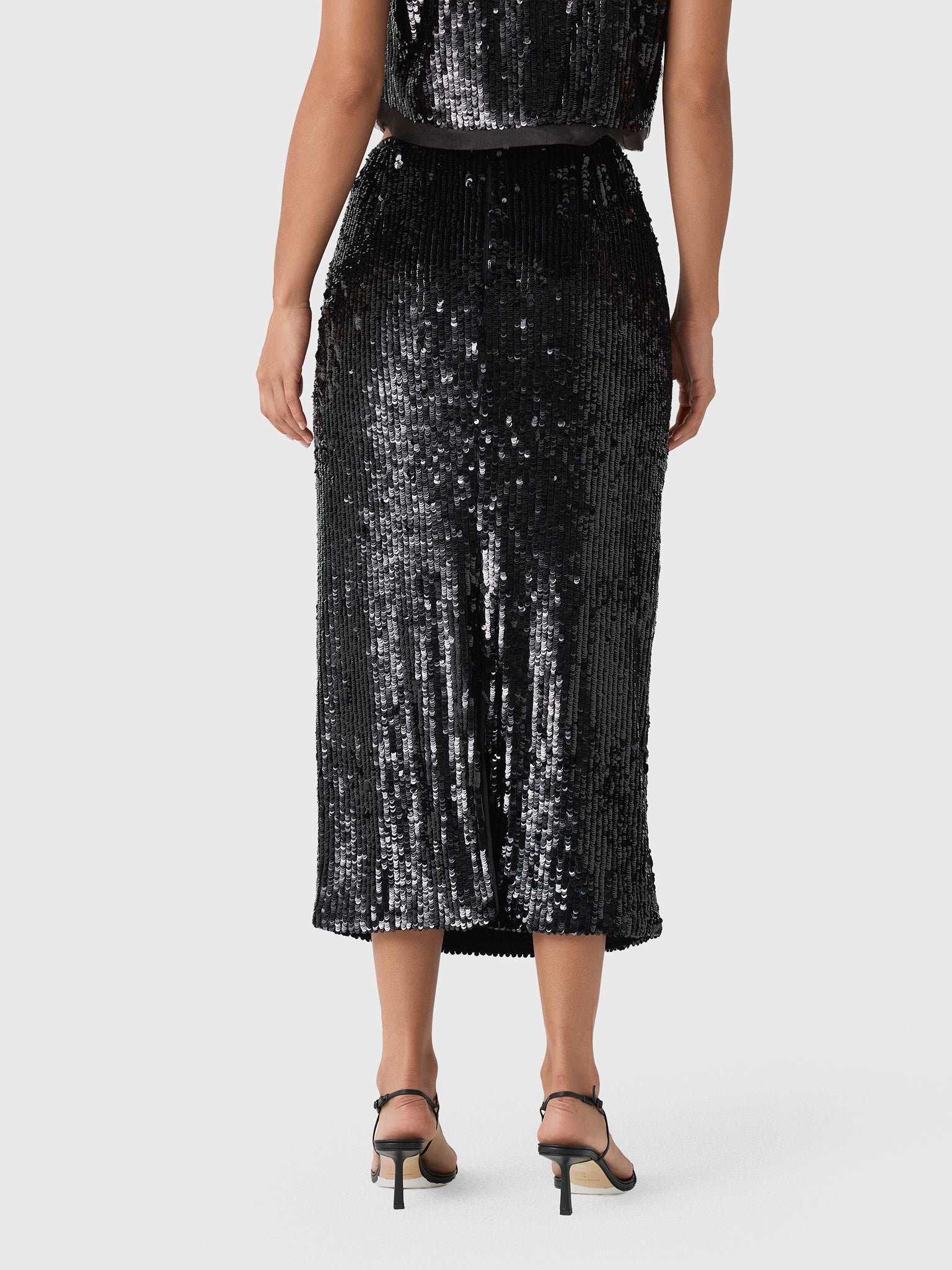 Simkhai Women's Nikki Sequin Midi Skirt