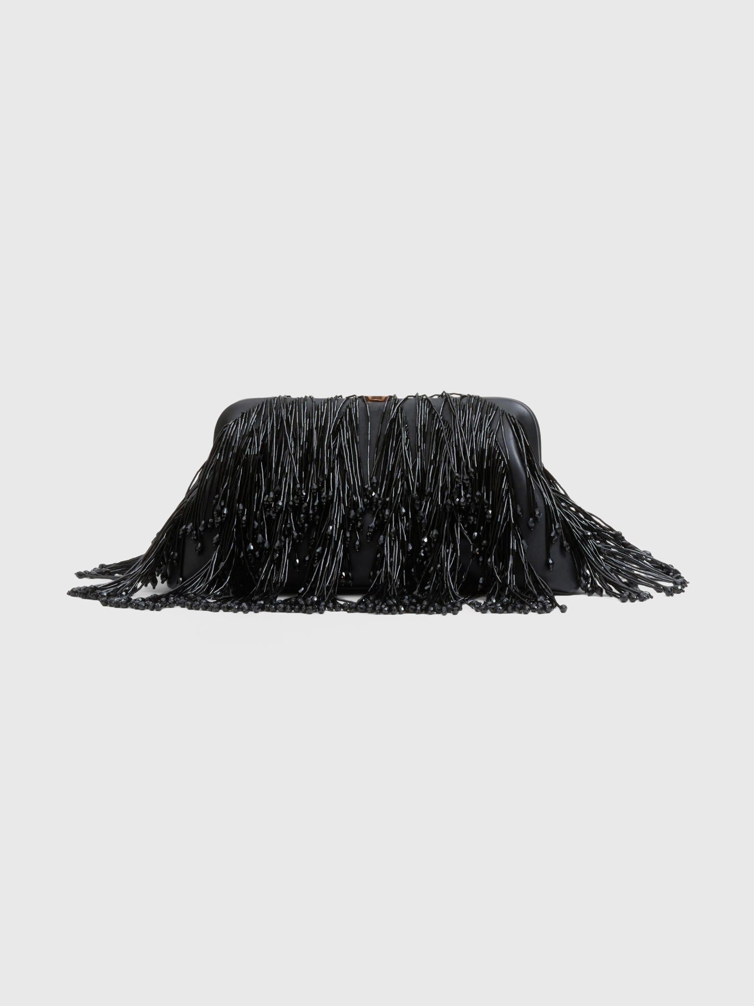 Simkhai Pia Beaded Fringe Clutch