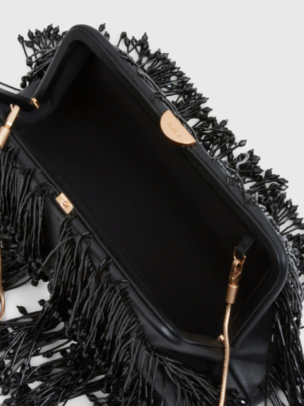 Simkhai Pia Beaded Fringe Clutch