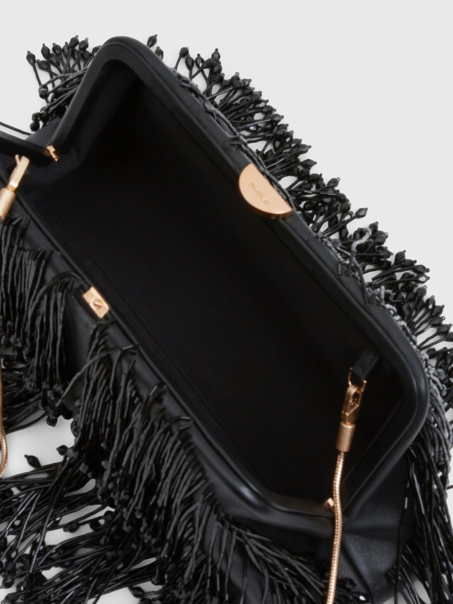 Simkhai Pia Beaded Fringe Clutch