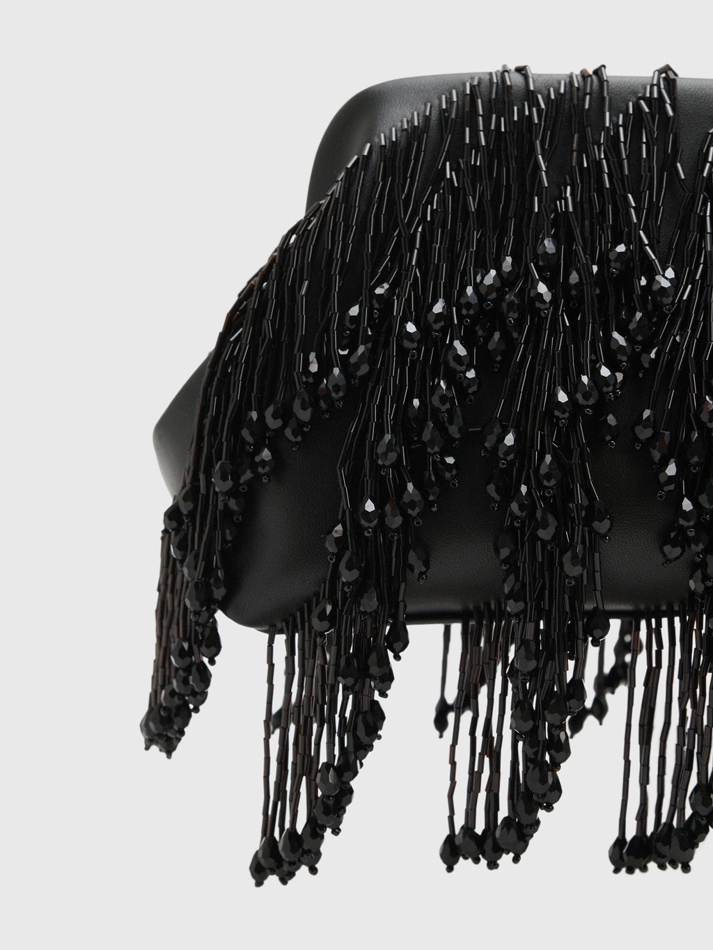 Simkhai Pia Beaded Fringe Clutch - Saint Bernard