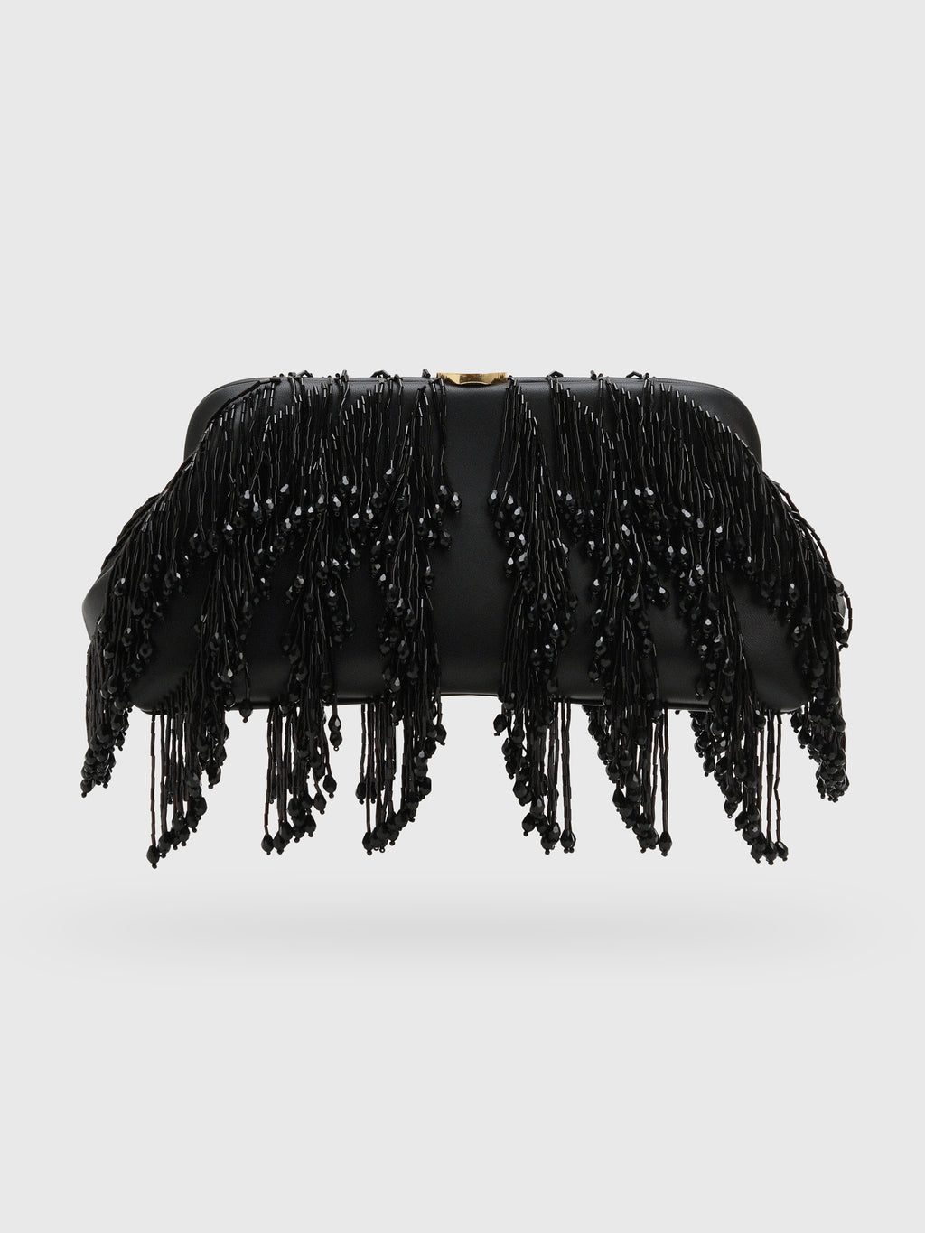 Simkhai Pia Beaded Fringe Clutch - Saint Bernard