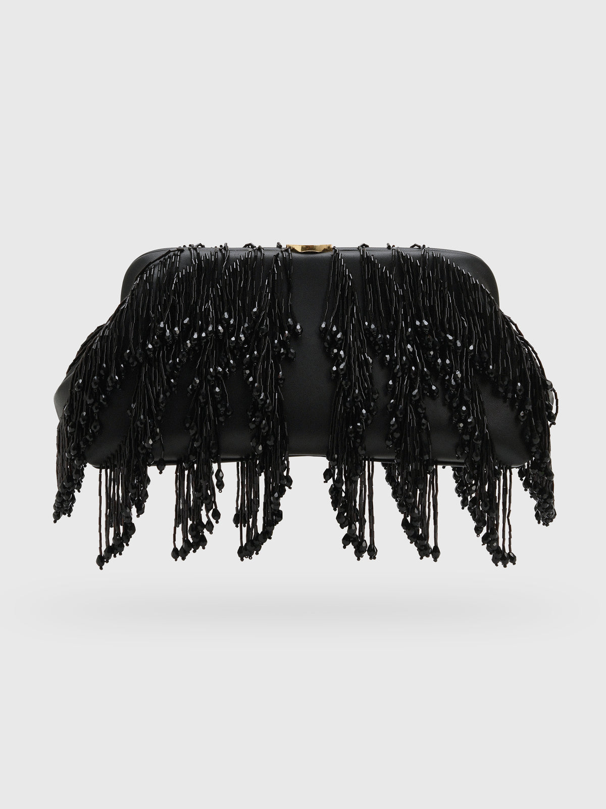 Simkhai Pia Beaded Fringe Clutch - Saint Bernard
