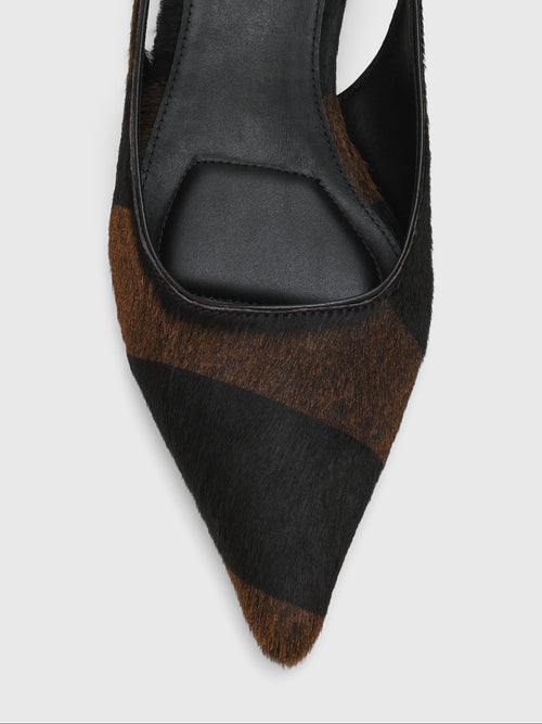 Simkhai Women's Jenny Calf Hair Slingback Pump - Saint Bernard