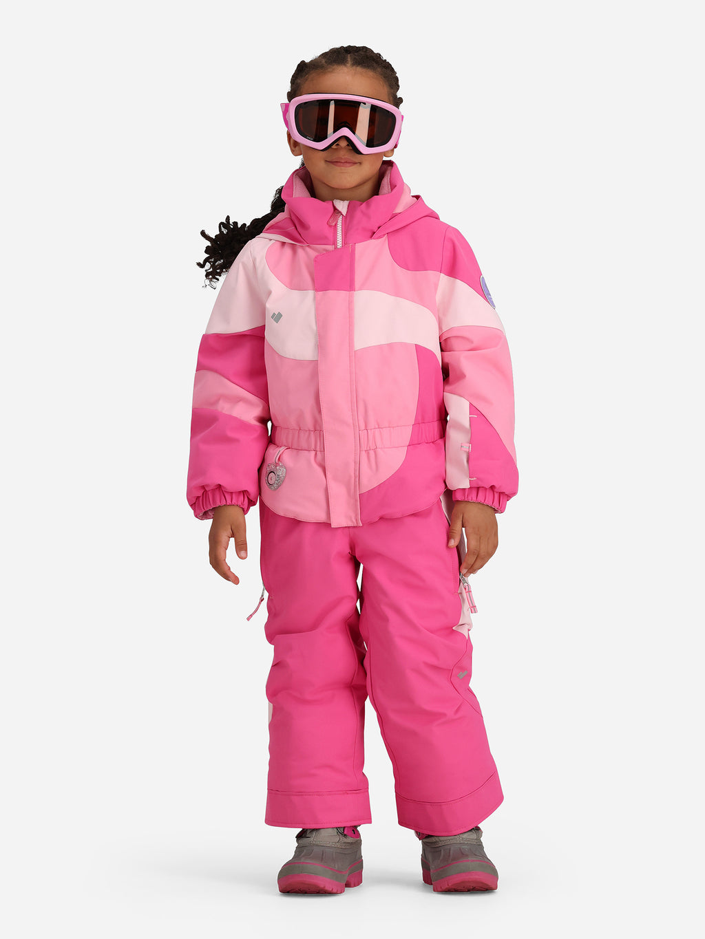 Obermeyer Girls' Swirliana Ski Suit - Saint Bernard
