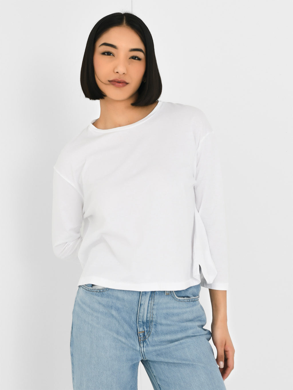 Organic John Patrick Women's Crop Tee - Saint Bernard