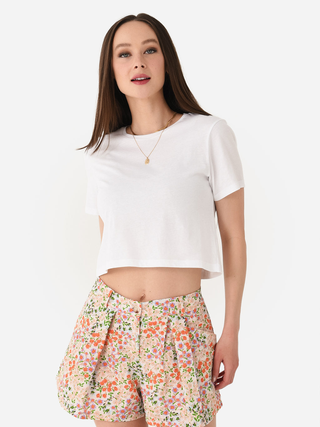 Organic John Patrick Women's Georgia Cropped T-Shirt - Saint Bernard