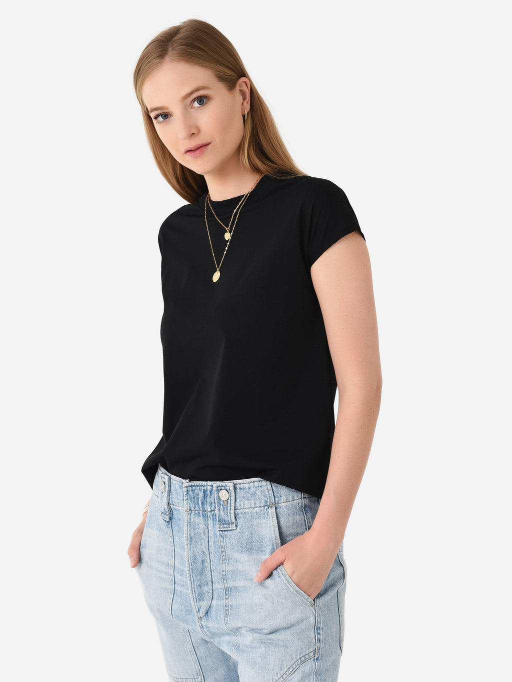 Organic John Patrick Women's Capri Tee - Saint Bernard