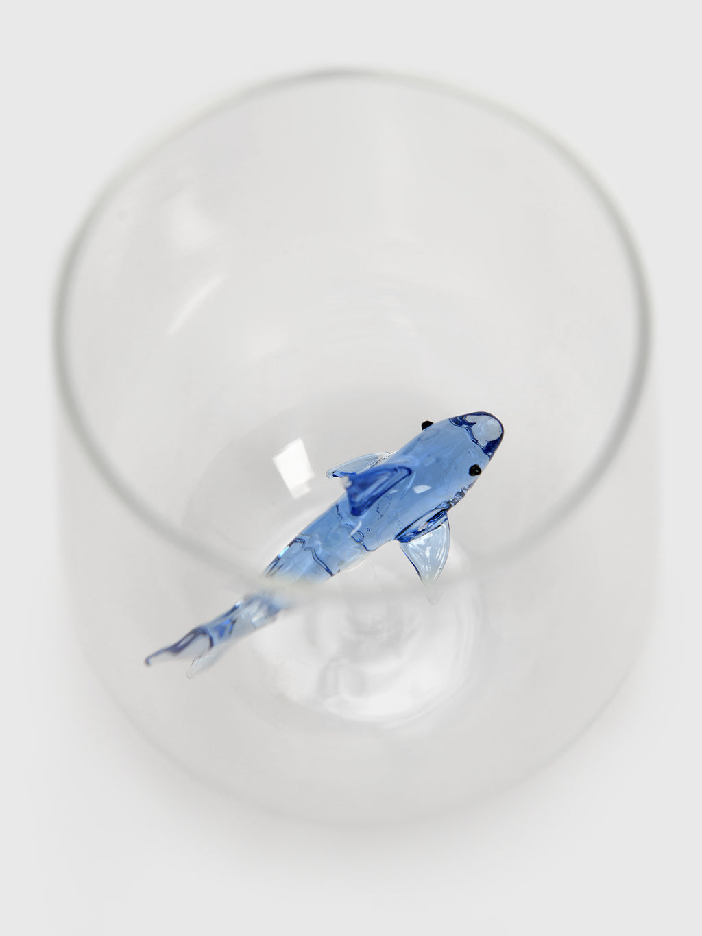 Two's Company Great White Shark Stemless Wine Glass - Saint Bernard