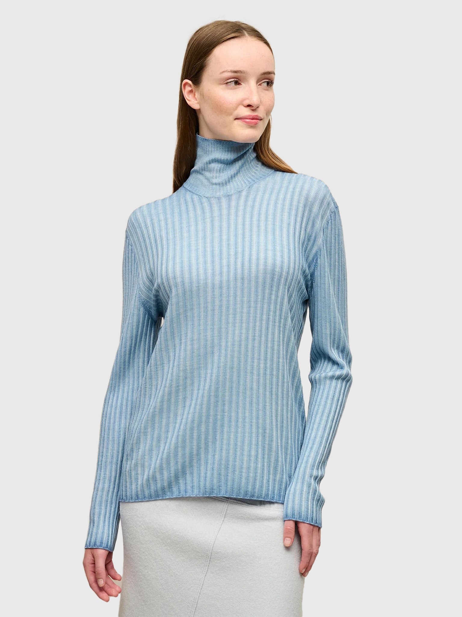 Frauenschuh Women's MarleenDyed Turtleneck Sweater - Saint Bernard