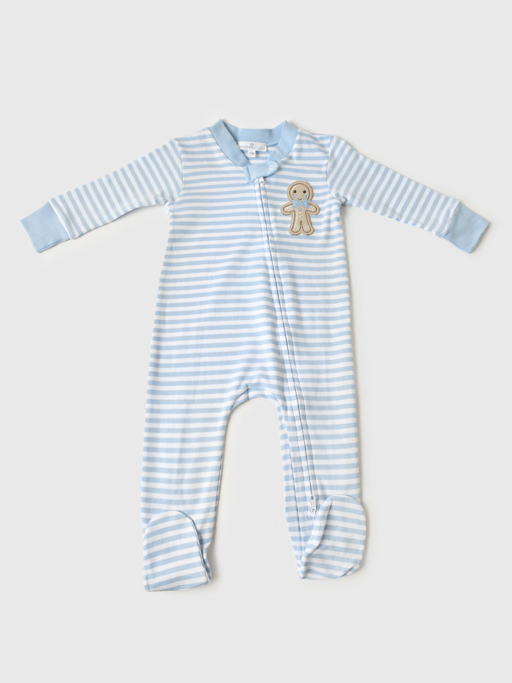 Magnolia Baby Baby Boys' Gingerbread Land Zip Footie - Saint Bernard