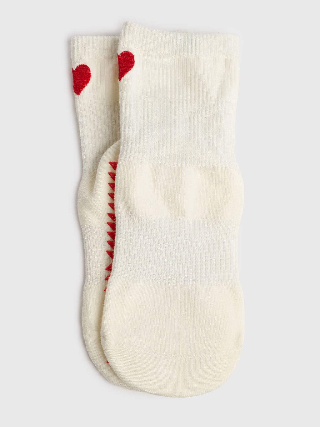 Pointe Studio Women's Heart Ankle Grip Socks - Saint Bernard