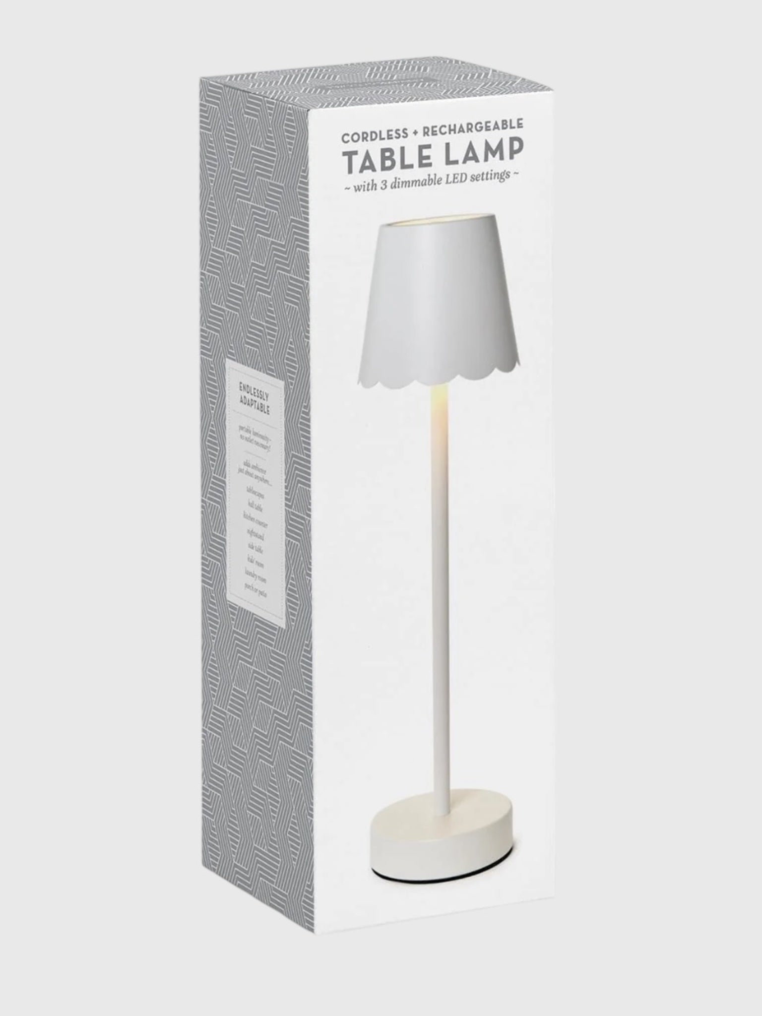 Two's Company LED Portable Cordless Table Lamp - Saint Bernard