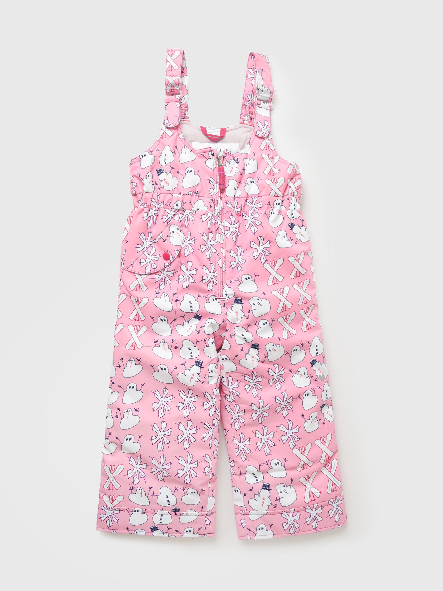 Obermeyer Girls' Snoverall Print Pant - Saint Bernard