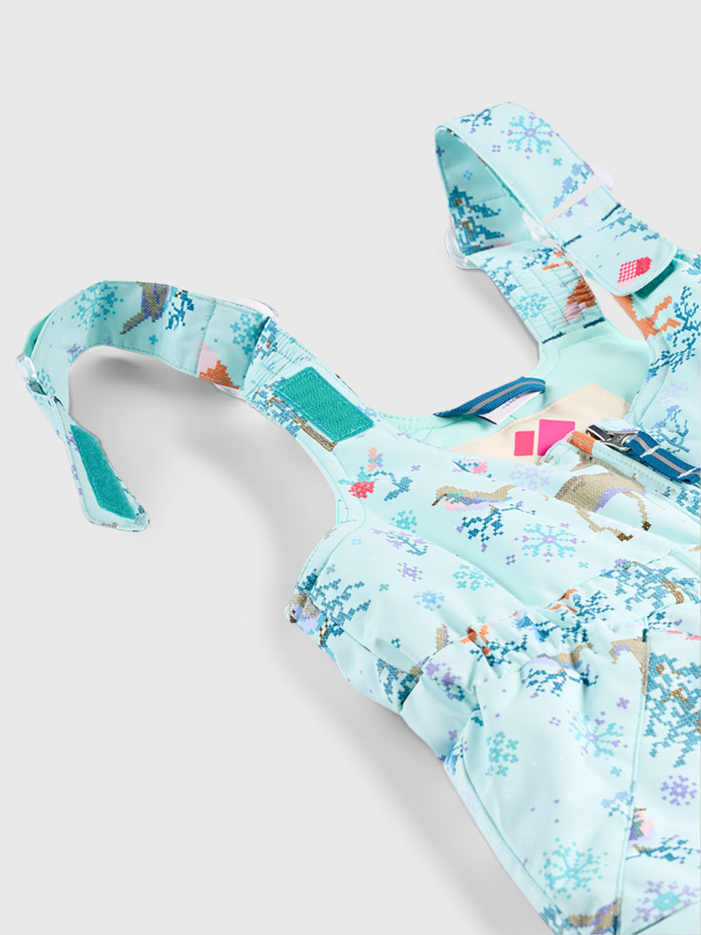 Obermeyer Girls' Snoverall Print Pant - Saint Bernard