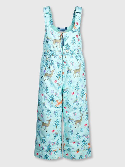 Obermeyer Girls' Snoverall Print Pant - Saint Bernard