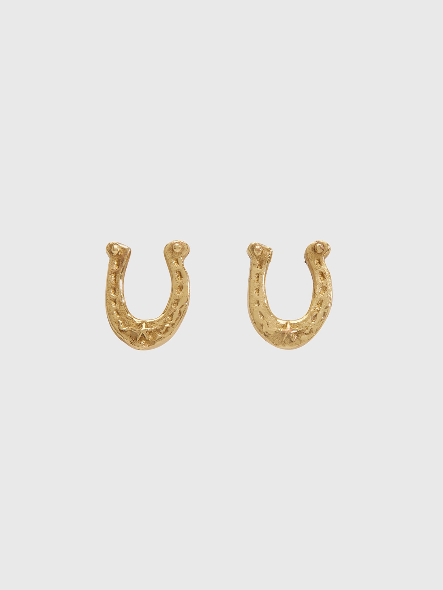 Alemais Team Spirit Horseshoe Stud Earrings - Saint Bernard
