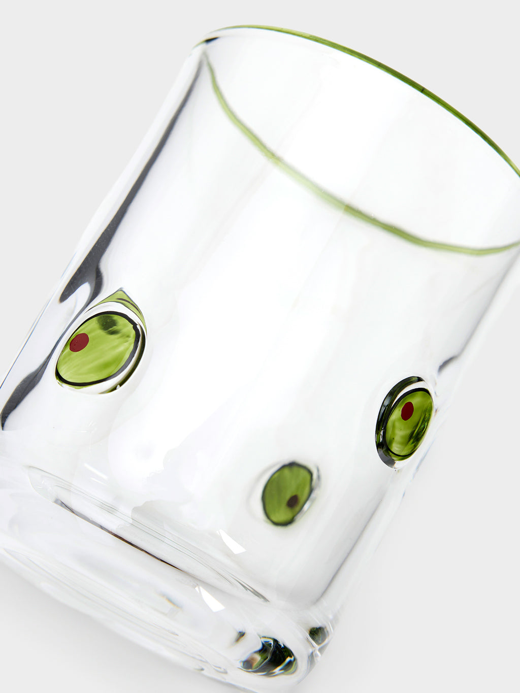 Two's Company Martini Olive Double Old Fashion Glass - Saint Bernard