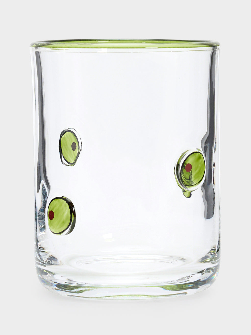 Two's Company Martini Olive Double Old Fashion Glass - Saint Bernard