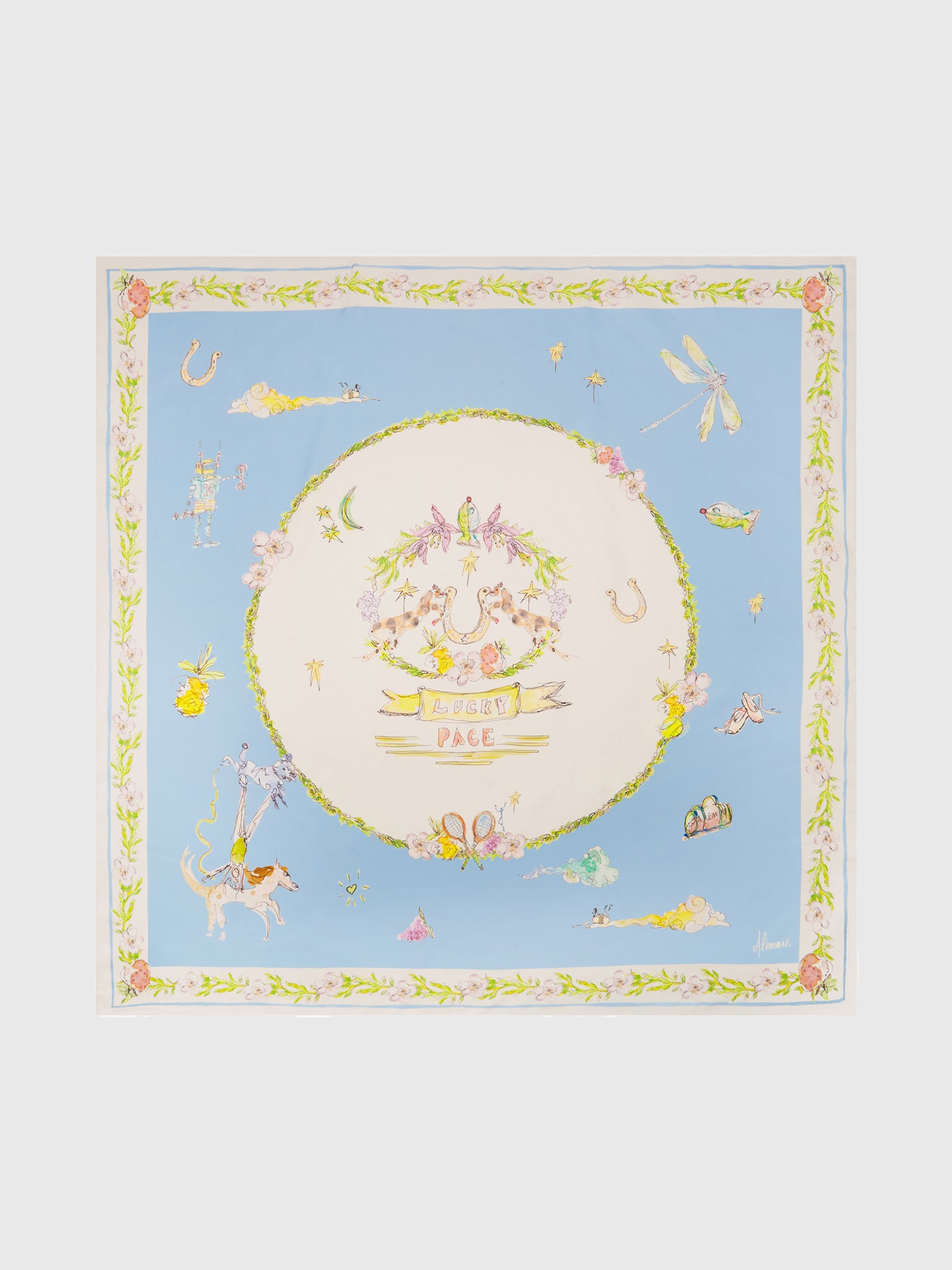 Alemais Women's Anouk Silk Scarf - Saint Bernard