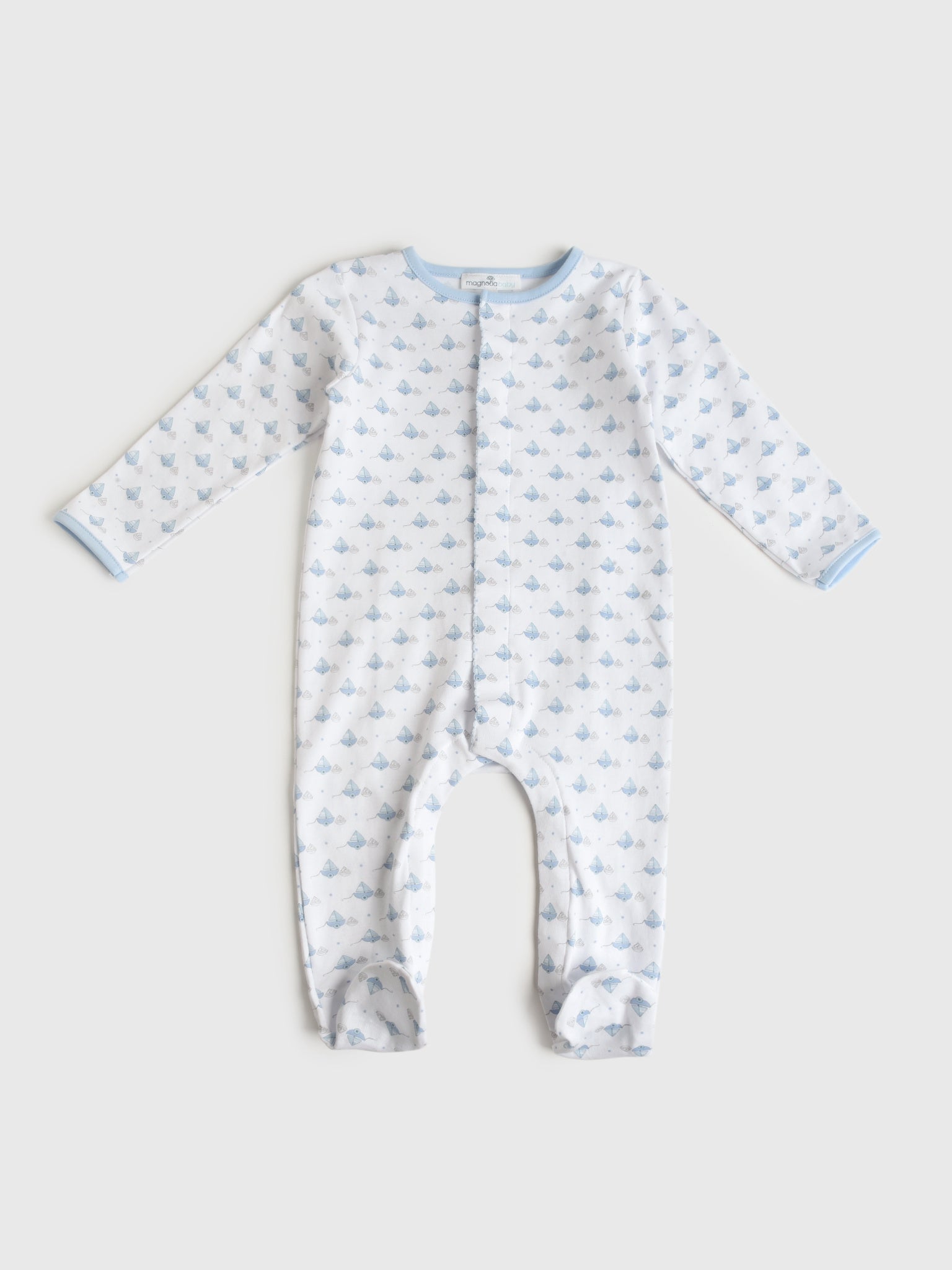 Magnolia Baby Baby My First Sailboat Footie - Saint Bernard