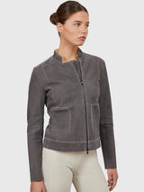 Frauenschuh Women's Emma Leather Jacket - Saint Bernard