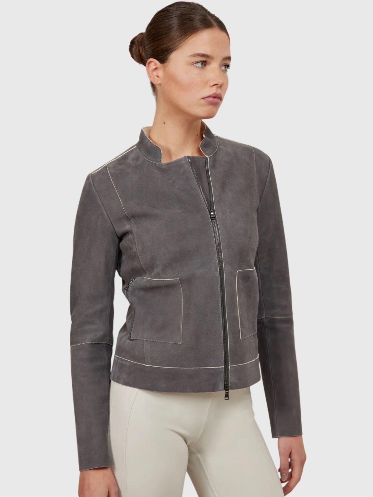 Frauenschuh Women's Emma Leather Jacket - Saint Bernard