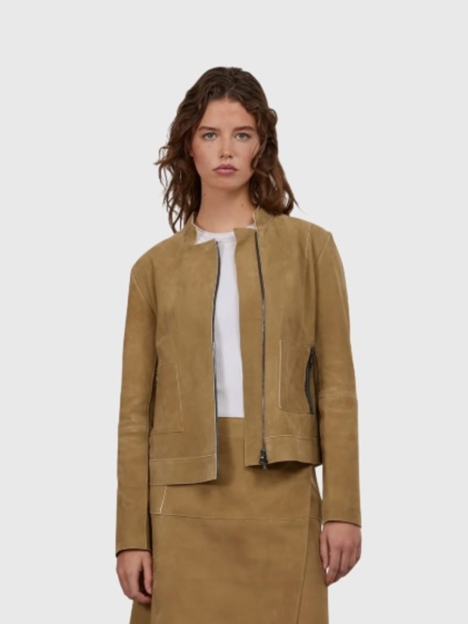 Frauenschuh Women's Emma Leather Jacket - Saint Bernard
