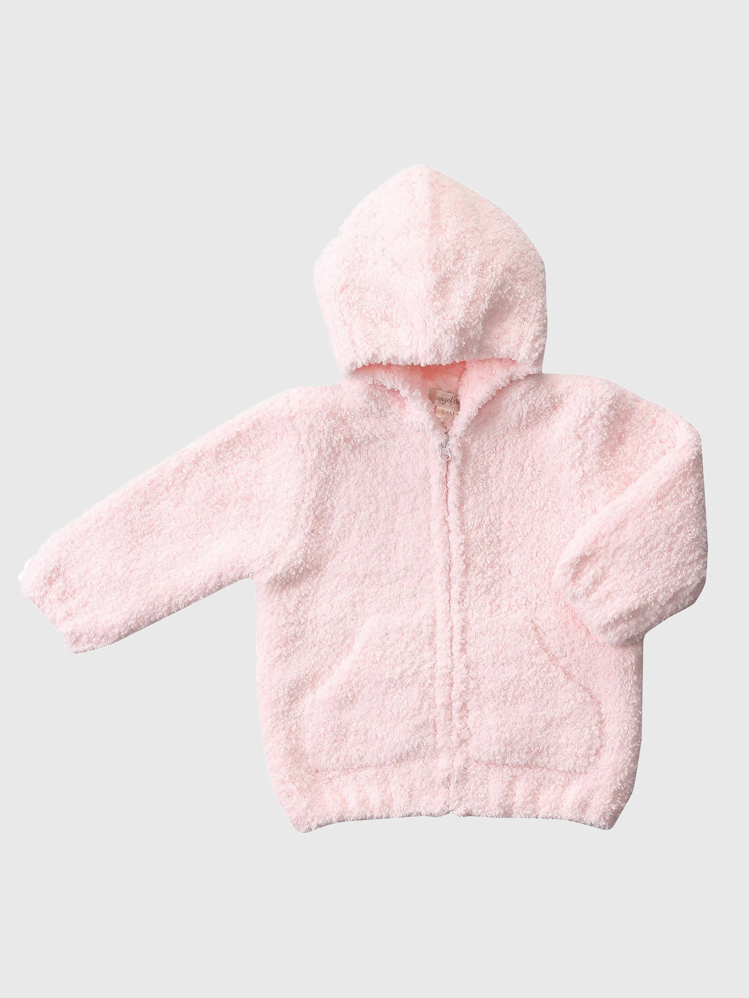 Angel Dear Baby Girls' Chenille Hoodie - Saint Bernard