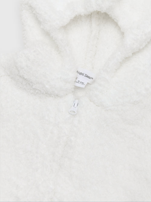 Angel Dear Baby Chenille Hoodie - Saint Bernard