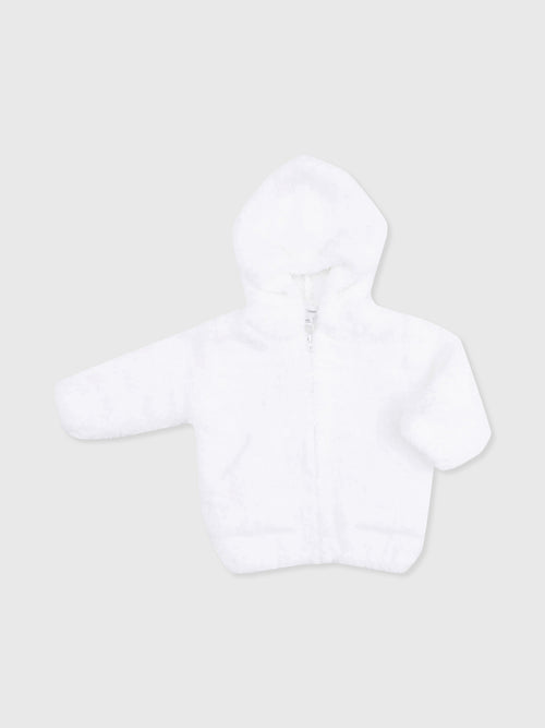 Angel Dear Baby Chenille Hoodie - Saint Bernard