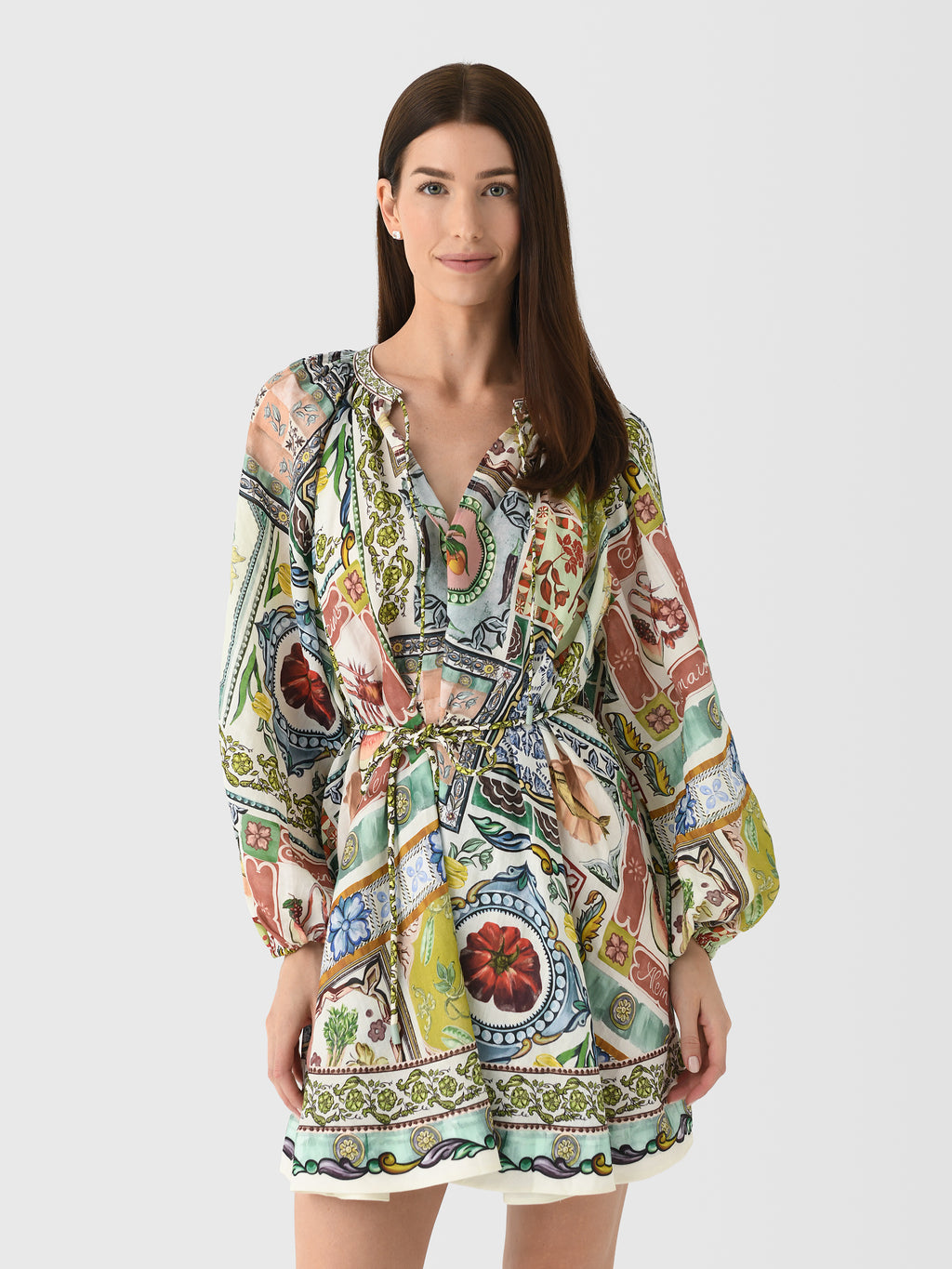Alemais Women's Tommasina Mini Dress - Saint Bernard