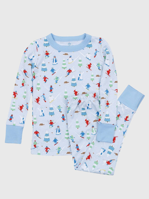 Magnolia Baby Kids' Ski Buddies Long Pajama Set