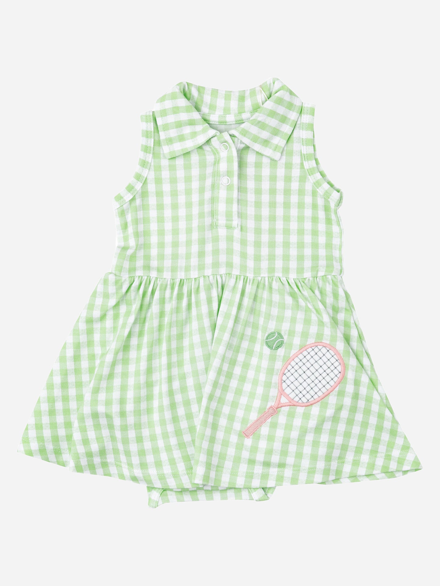 Angel Dear Baby Girls' Tennis Tank Bodysuit Dress - Saint Bernard
