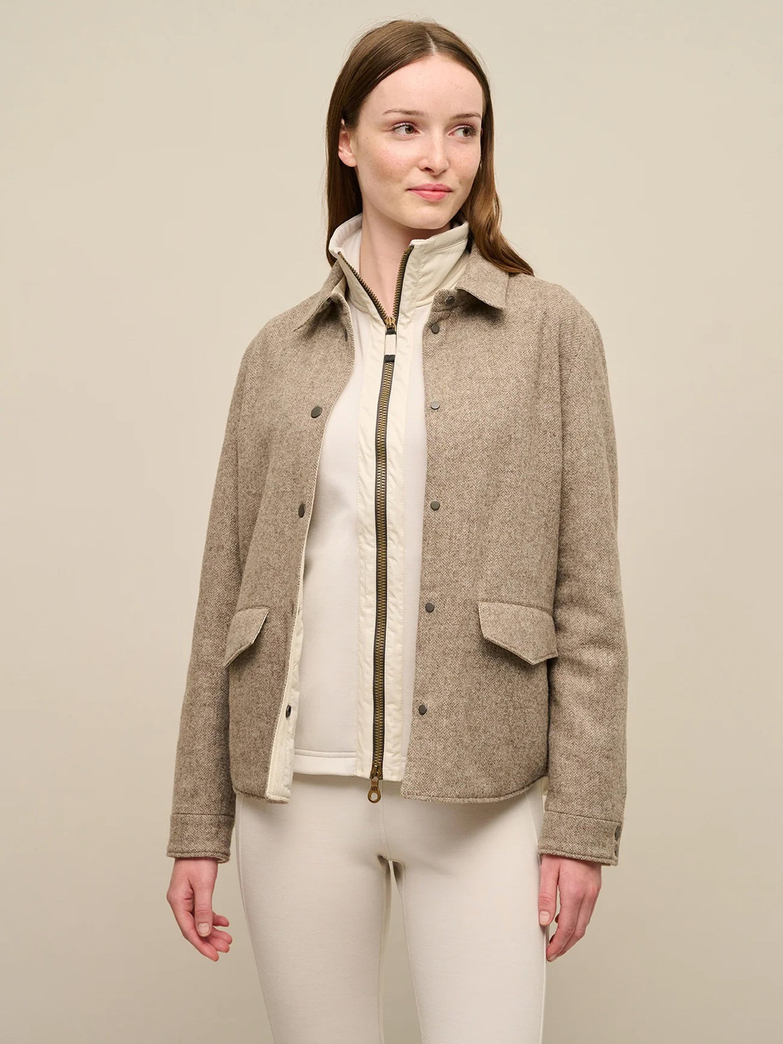 Frauenschuh Women's Iris Reversible Shirt Jacket - Saint Bernard